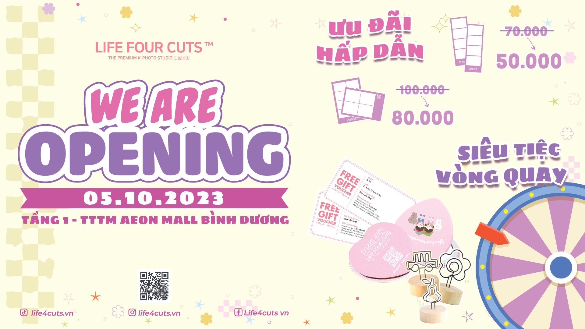 LIFE4CUTS - PROMOTION FOR CELEBRATING OUR BRAND OPENING - AEONMALL Bình ...